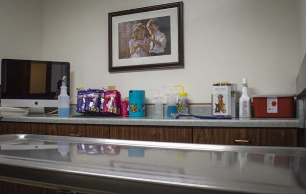 One of the exam rooms