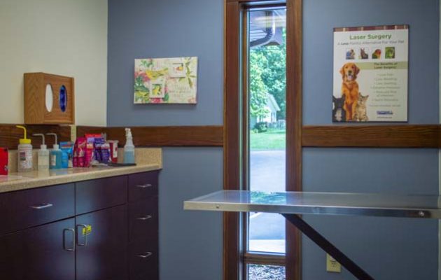 One of the exam rooms